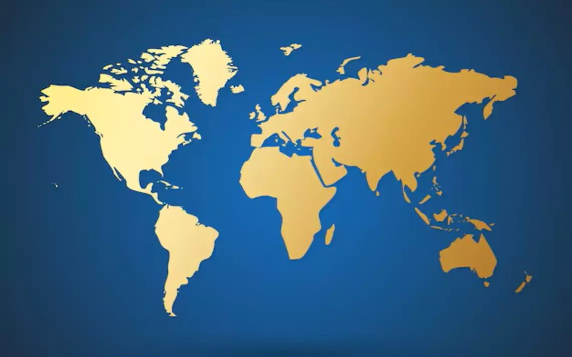world map GA